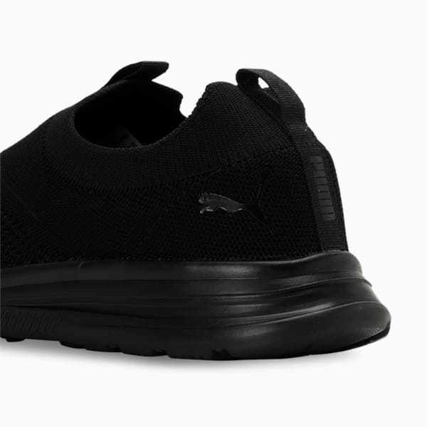 PUMA Cirque Men's Slip-On Shoes, PUMA Black-PUMA Black, extralarge-IND