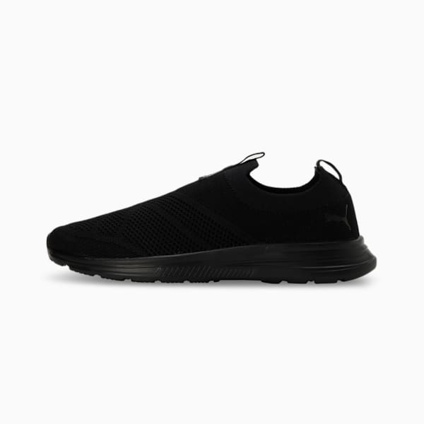 PUMA Cirque Men's Slip-On Shoes, PUMA Black-PUMA Black, extralarge-IND