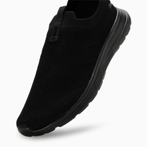 PUMA Cirque Men's Slip-On Shoes, PUMA Black-PUMA Black, extralarge-IND