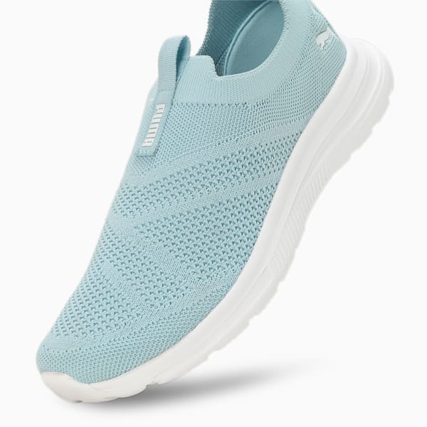 Cirque Women's Slip-On Shoes, Silver Sky-PUMA White, extralarge-IND