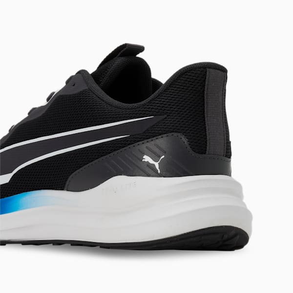 Exotine 2.0 Men's Running Shoes, Flat Dark Gray-PUMA White-Racing Blue, extralarge-IND