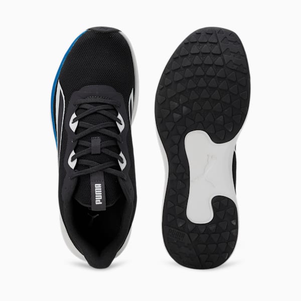 Exotine 2.0 Men's Running Shoes, Flat Dark Gray-PUMA White-Racing Blue, extralarge-IND