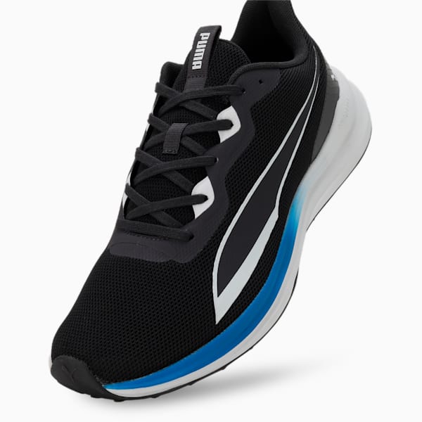 Exotine 2.0 Men's Running Shoes, Flat Dark Gray-PUMA White-Racing Blue, extralarge-IND