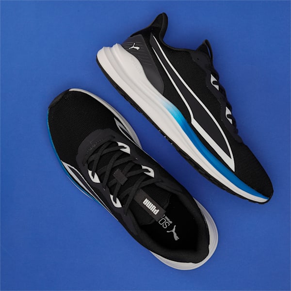 Exotine 2.0 Men's Running Shoes, Flat Dark Gray-PUMA White-Racing Blue, extralarge-IND