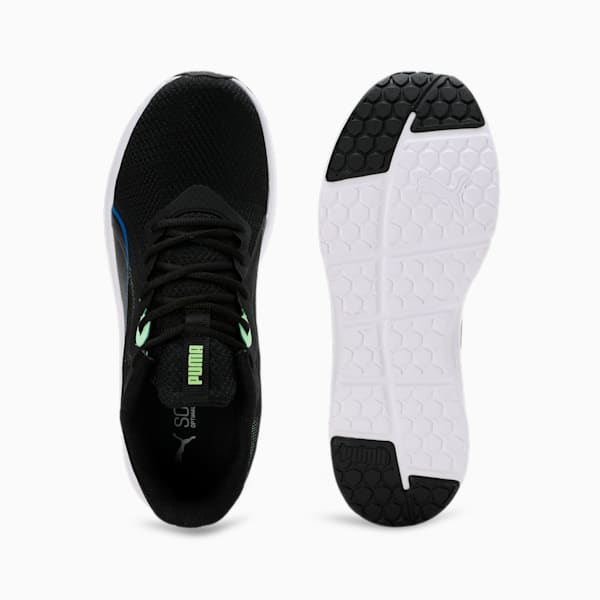 Seriah Men's Running Shoes, PUMA Black-Spring Fern-Racing Blue, extralarge-IND