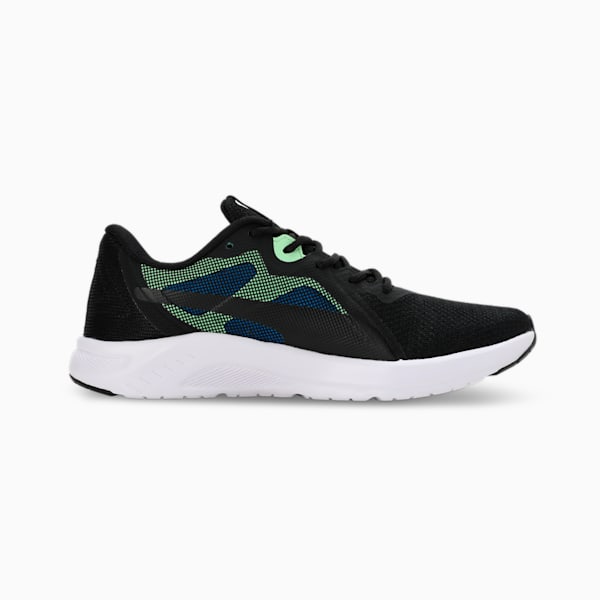 PUMA Seriah Men's Running Shoes, PUMA Black-Spring Fern-Racing Blue, extralarge-IND