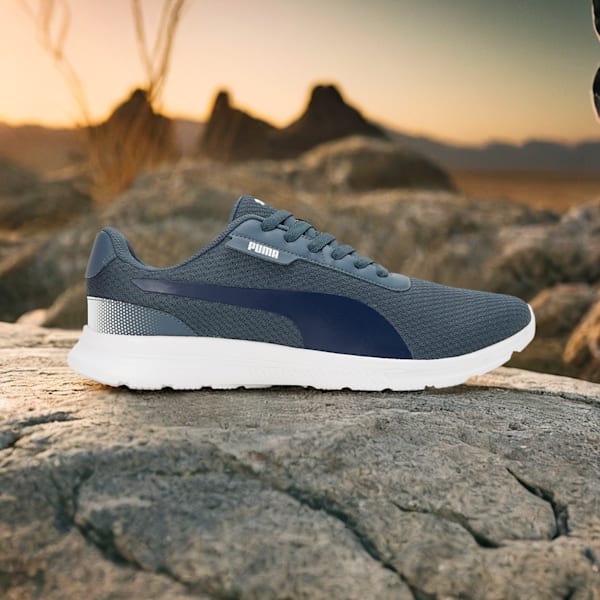 Razz Men's Running Shoes, Evening Sky-Persian Blue-PUMA White, extralarge-IND