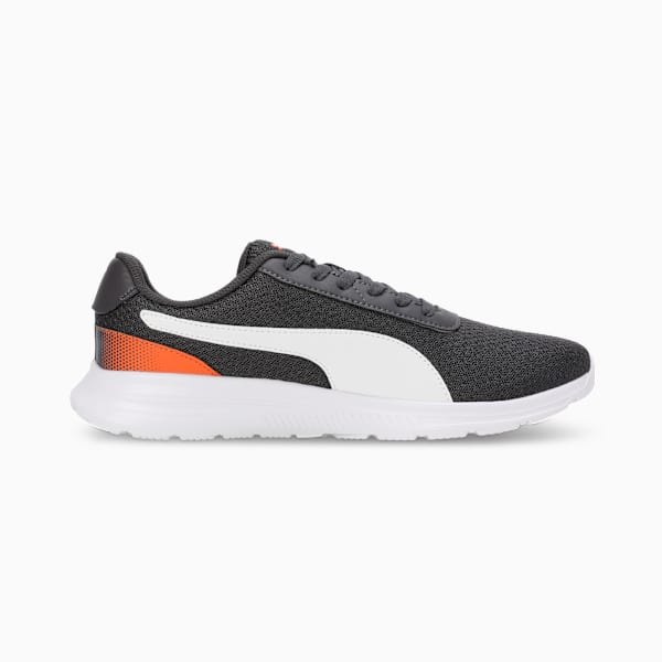 Razz Men's Running Shoes, Dark Coal-Maple Syrup-PUMA White, extralarge-IND