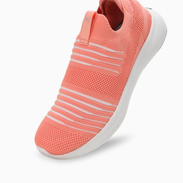 SOFTRIDE Posse Women's Slip-On Shoes, Peach Smoothie-PUMA White-Icy Blue, extralarge-IND