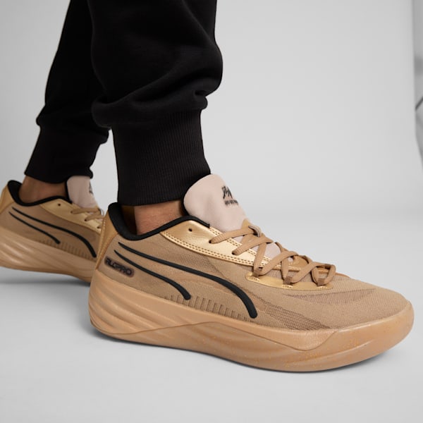 Tenis de básquetbol Schröder All-Pro NITRO™, PUMA Gold-PUMA Black, extralarge