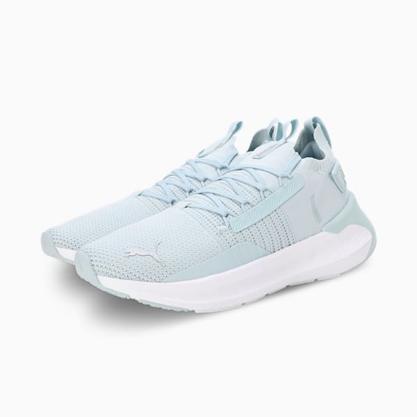 SOFTRIDE Symmetry Fuzion Women's Running Shoes, Frosted Dew-PUMA Silver, extralarge-IND