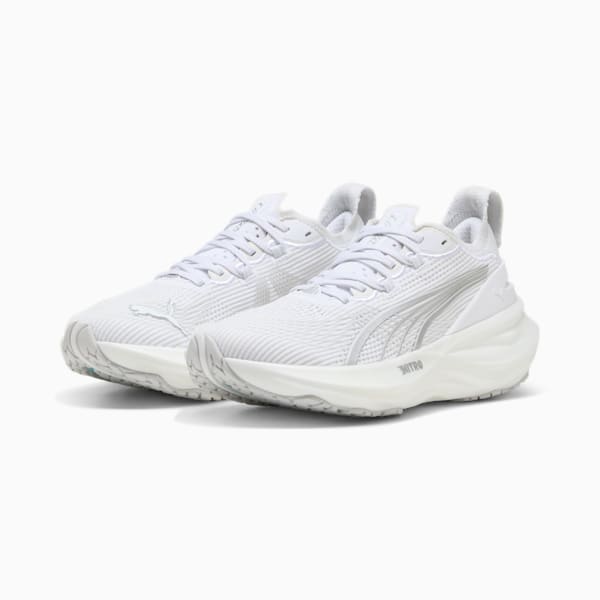 ForeverRun NITRO™ 2 Women's Running Shoes, PUMA White-PUMA Silver, extralarge