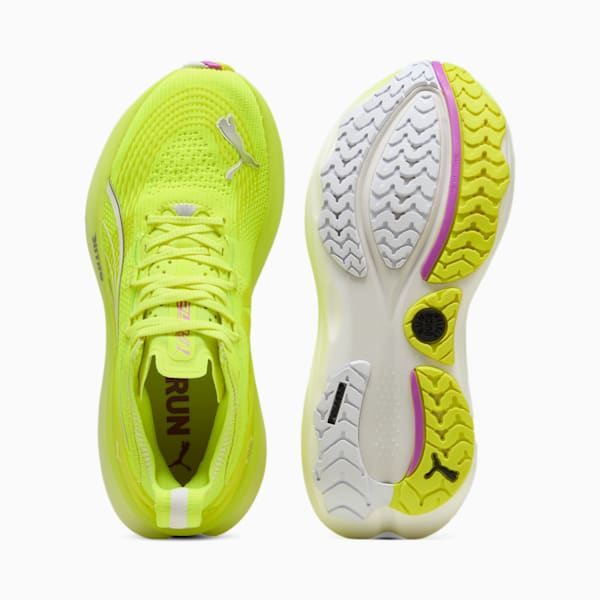 ウィメンズ フォーエバーラン ニトロ 2 ランニングシューズ, Yellow Alert-PUMA Black, extralarge-JPN