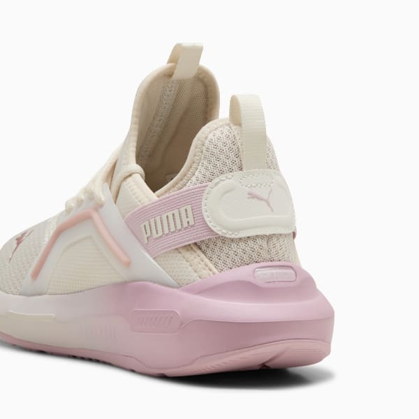 Tenis de running Softride Enzo 5 Metallic para mujer, Warm White-Rose Mauve-Rose Gold, extralarge