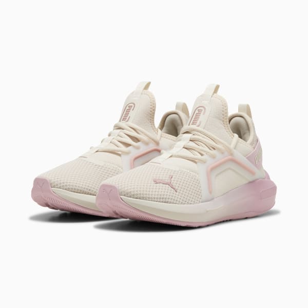 Tenis de running Softride Enzo 5 Metallic para mujer, Warm White-Rose Mauve-Rose Gold, extralarge