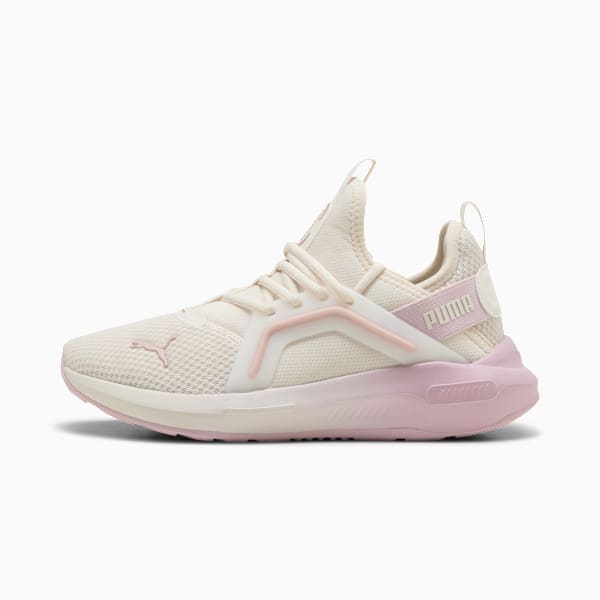 Tenis de running Softride Enzo 5 Metallic para mujer, Warm White-Rose Mauve-Rose Gold, extralarge