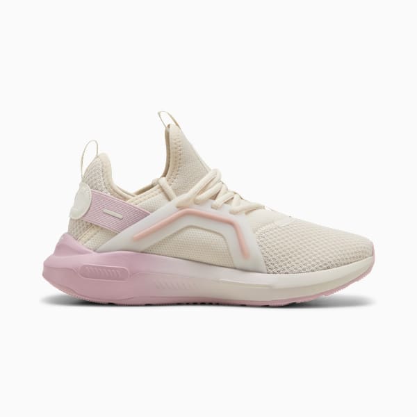 Tenis de running Softride Enzo 5 Metallic para mujer, Warm White-Rose Mauve-Rose Gold, extralarge