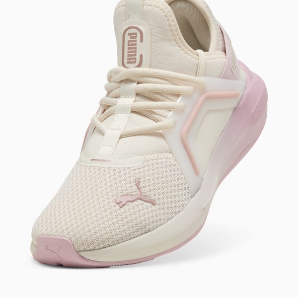 Tenis de running Softride Enzo 5 Metallic para mujer, Warm White-Rose Mauve-Rose Gold, extralarge