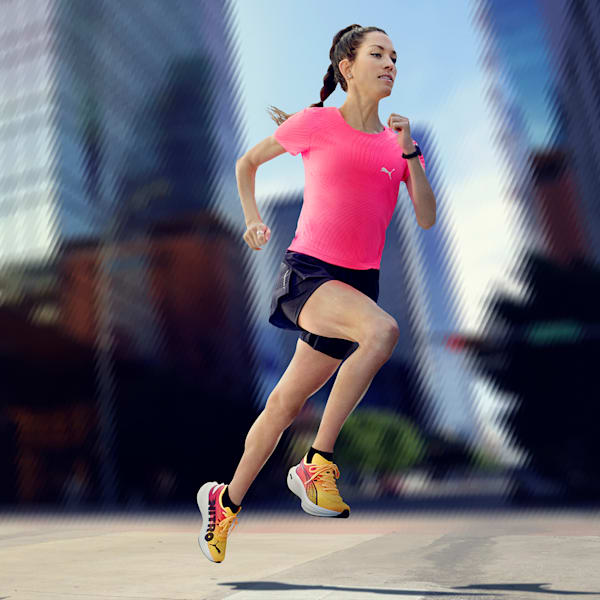 Tenis de running Mujer Deviate NITRO™ 3, Sun Stream-Sunset Glow-PUMA White, extralarge