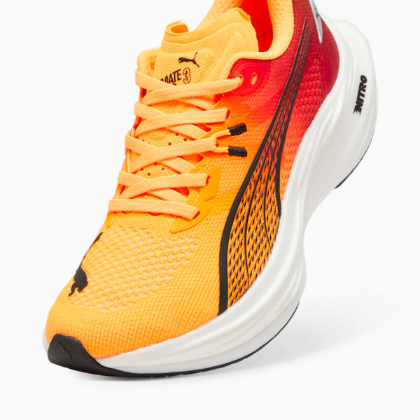 Deviate NITRO™ 3 FADE Women's Running Shoes, Sun Stream-Sunset Glow-PUMA White, extralarge