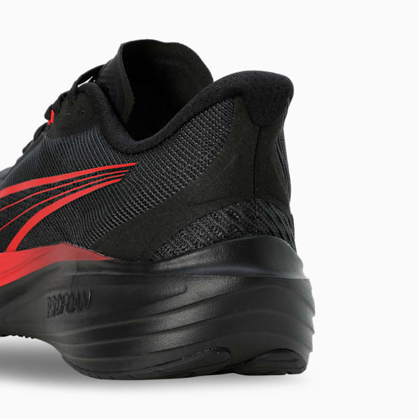 Darter Pro Fade Instant Cushioning Running Shoes, PUMA Black-For All Time Red, extralarge-IND