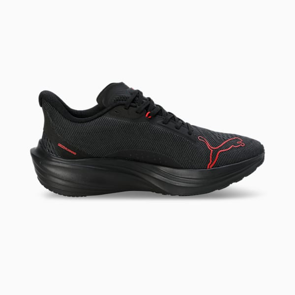 Darter Pro Fade Instant Cushioning Running Shoes, PUMA Black-For All Time Red, extralarge-IND
