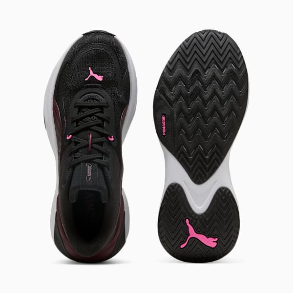 Tenis mujer training PWR NITRO SQD, PUMA Black-Ruby Shimmer-Pink Pixel, extralarge