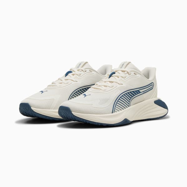 PWR Hybrid Training Shoes Women, Warm White-Dark Indigo-Poised Pink, extralarge