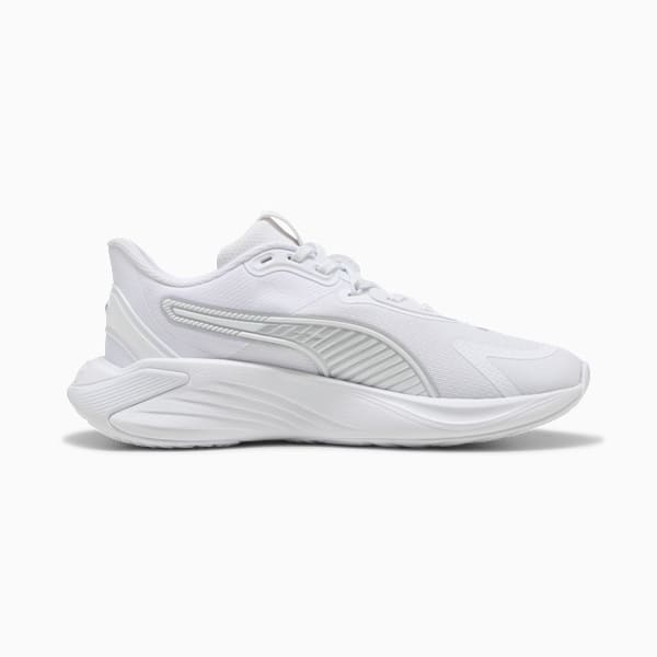 PWR Hybrid Training Shoes Women, PUMA White-PUMA Silver, extralarge-GBR