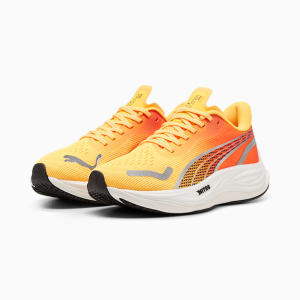 Velocity NITRO™ 3 FADE Women's Running Shoes, Sun Stream-Sunset Glow-PUMA White, extralarge