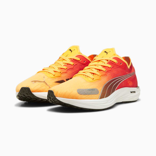 メンズ リベレイト ニトロ 2 ランニングシューズ, Sun Stream-Sunset Glow-PUMA White, extralarge-JPN