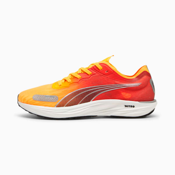 メンズ リベレイト ニトロ 2 ランニングシューズ, Sun Stream-Sunset Glow-PUMA White, extralarge-JPN