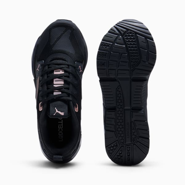 Tenis LQDCELL Optic Evo para mujer, PUMA Black-Rose Gold, extralarge