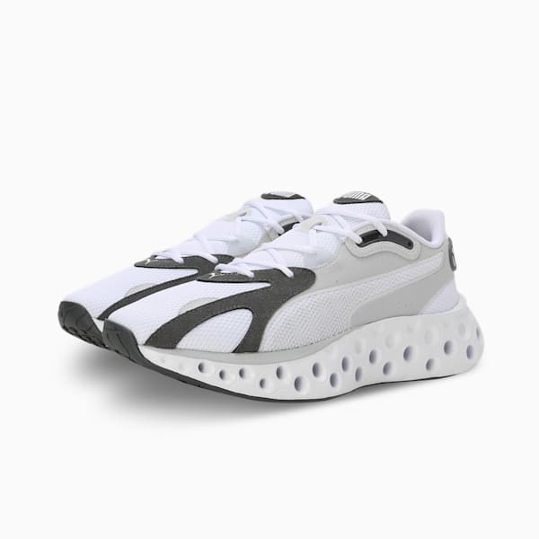 SOFTRIDE Frequence Running Shoes, PUMA White-Feather Gray, extralarge-IND