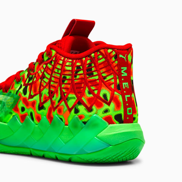 Chaussures de basketball PUMA x LAMELO BALL MB.01 Toxic Homme, Fluro Green Pes-PUMA Red, extralarge