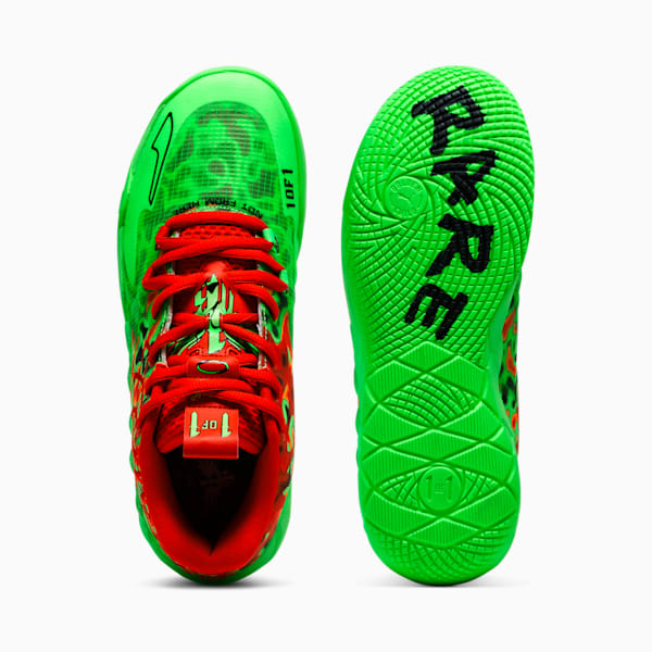 Chaussures de basketball PUMA x LAMELO BALL MB.01 Toxic Homme, Fluro Green Pes-PUMA Red, extralarge