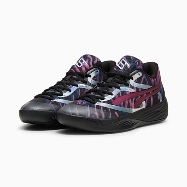 Tenis de basquetbol Mujer Stewie 2 Cherry on Top, PUMA Black-Mauved Out-Magenta Gleam, extralarge