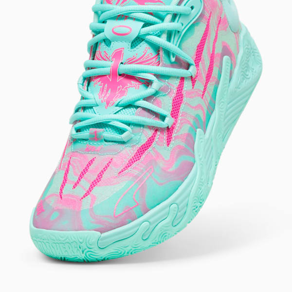 Tenis de basquetbol MB.03 Miami, Electric Peppermint-Ravish, extralarge