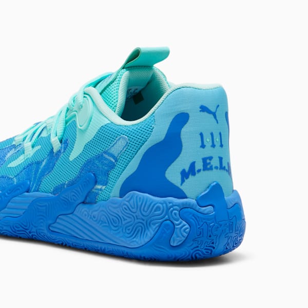 PUMA x LAMELO BALL MB.03 Lo Team Men's Basketball Shoes, Hyperlink Blue-Bright Aqua-Electric Peppermint, extralarge