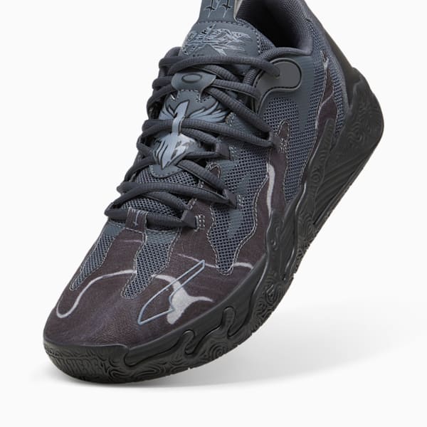 Chaussures de basketball d’équipe PUMA x LAMELO BALL MB.03 Homme, PUMA Black-Strong Gray, extralarge