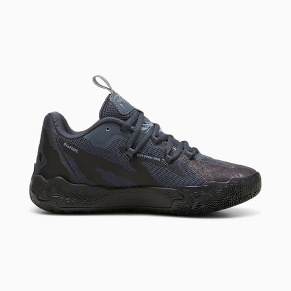 PUMA x LAMELO BALL MB.03 Lo Team Big Kids' Basketball Shoes, PUMA Black-Strong Gray, extralarge