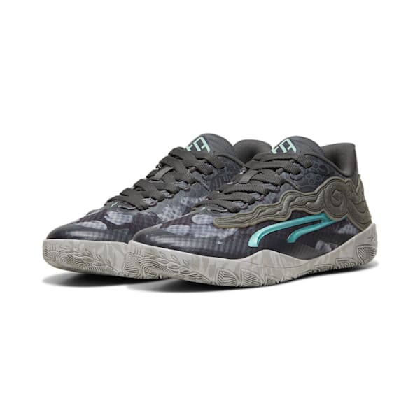 ユニセックス PUMA x ハリーポッター シグネチャー STEWIE 3 バスケットボールシューズ, Shadow Gray-Smokey Gray, extralarge-JPN