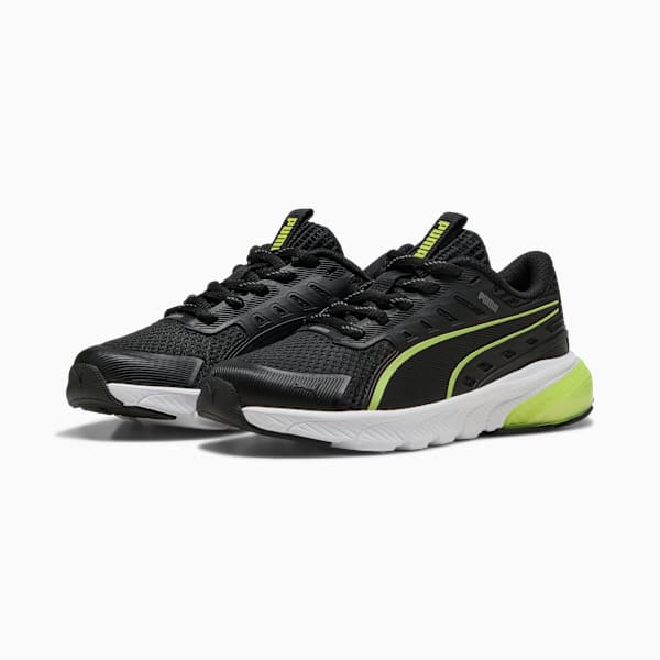 Cell Glare Running Shoes Toddler, PUMA Black-Lime Pow, extralarge-GBR