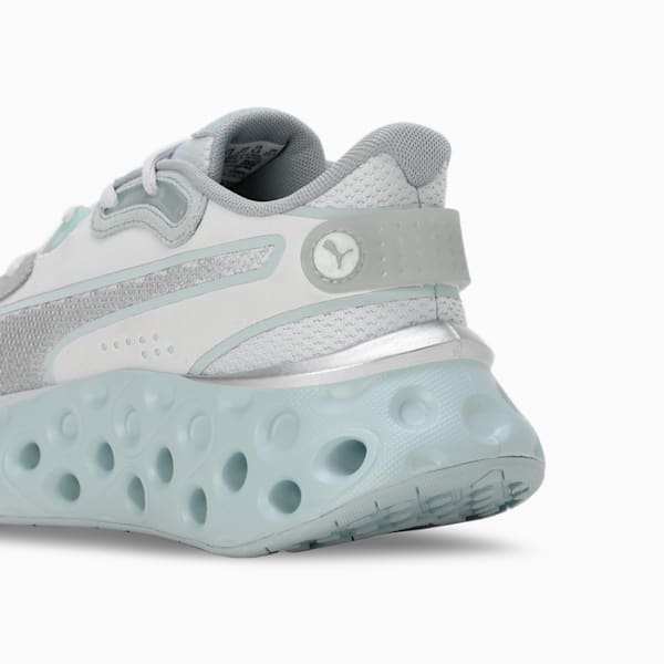 SOFTRIDE Frequence Women's Running Shoes, Silver Mist-Dewdrop-PUMA White, extralarge-IND