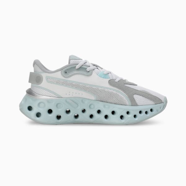 SOFTRIDE Frequence Women's Running Shoes, Silver Mist-Dewdrop-PUMA White, extralarge-IND