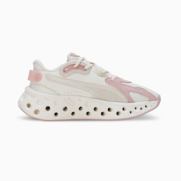 SOFTRIDE Frequence Women's Running Shoes, Warm White-Mauve Mist-Alpine Snow, extralarge-IND