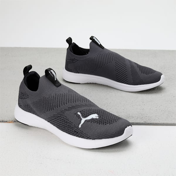 Softride Gush Men's Slip-On Shoes, PUMA Black-PUMA White-Dark Coal, extralarge-IND