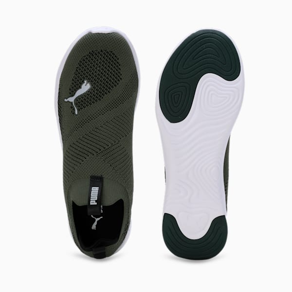 Softride Gush Men's Slip-On Shoes, Myrtle-Ash Gray-PUMA Black, extralarge-IND