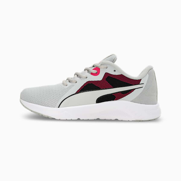 PUMA Seriah Women's Running Shoes, Cool Light Gray-Pinktastic-PUMA Black, extralarge-IND