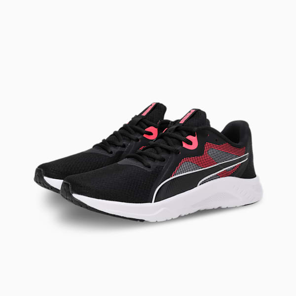 Seriah Women's Running Shoes, PUMA Black-Sunset Glow-PUMA White, extralarge-IND